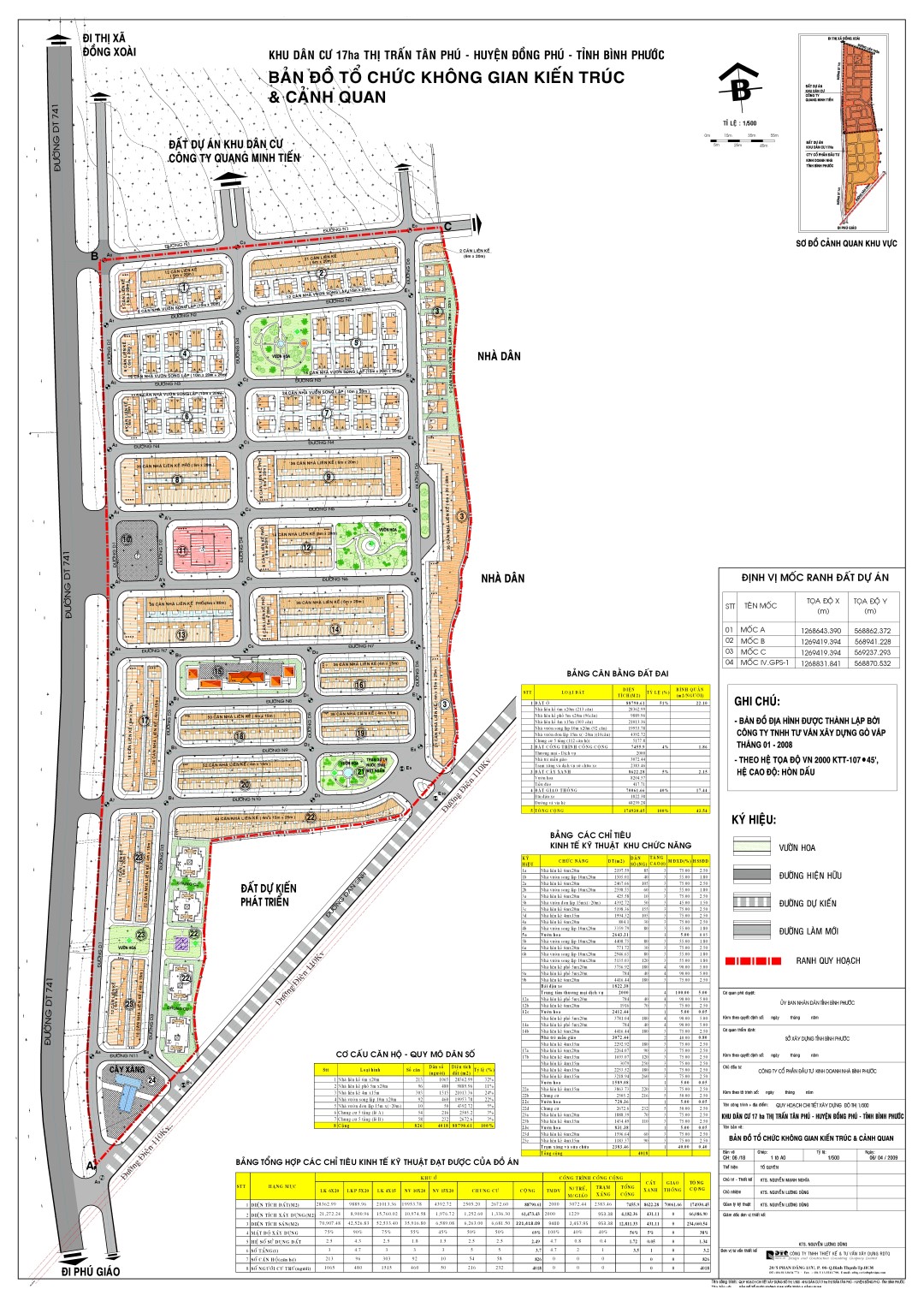 Khu dân cư 17ha - Thị trấn Tân Phú - Huyện Đồng Phú - Tỉnh Bình Phước