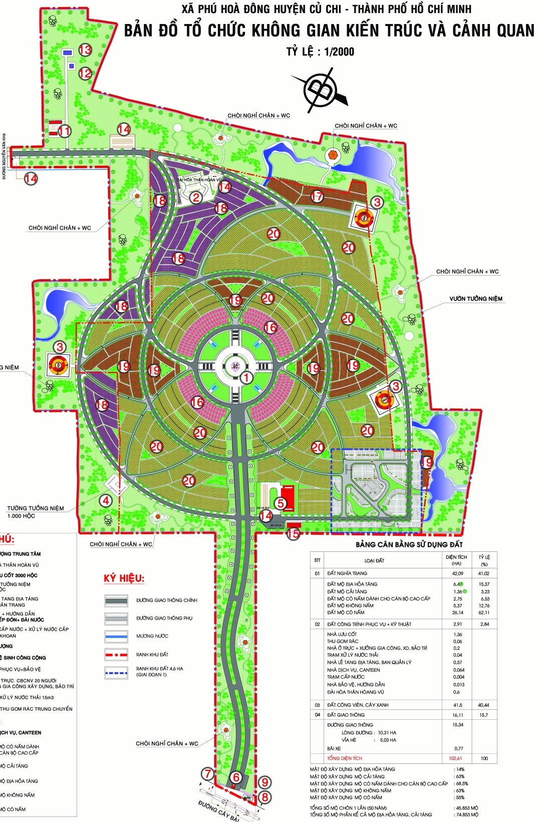 7)	Nghĩa trang Công Viên Thành phố Hồ chí Minh ( dự thi- hạng Nhì)